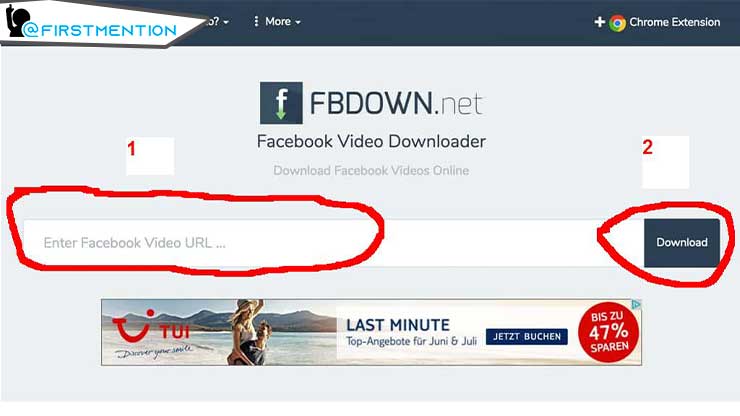 Menyimpan Video Facebook Menggunakan Fdown